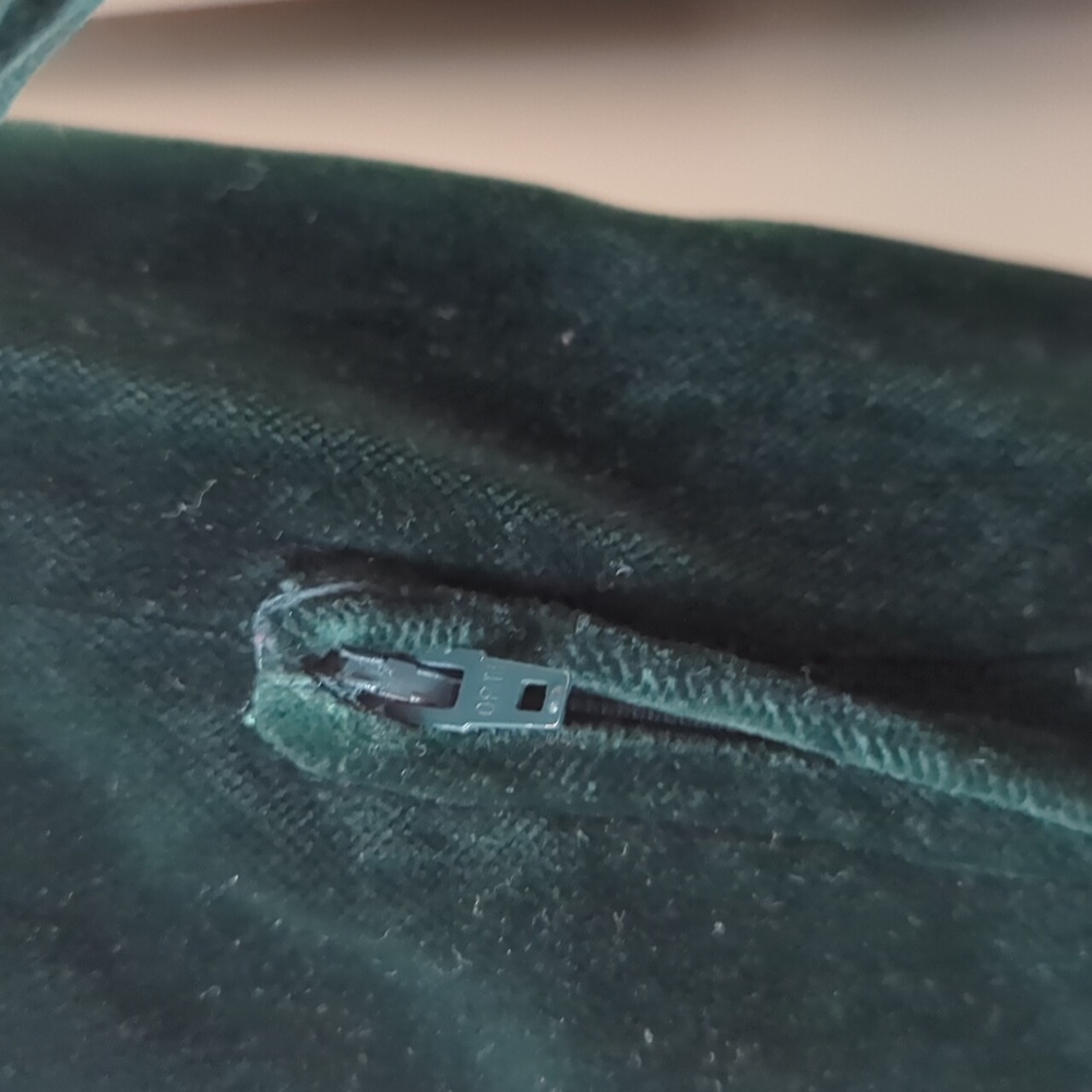 Vintage Green Velvet Laura Ashley Midi Wrap Dress - Picture 5 of 9
